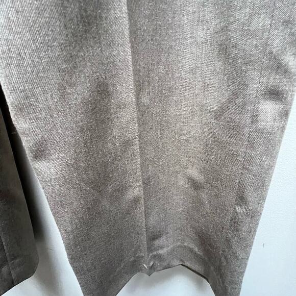 Pendleton Tan Wide Leg Virgin Wool Dress Pants, Trousers Size 10 - Picture 3 of 7
